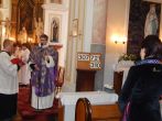 9.3. 2014 Mše sv. s obřadem "Přijetí čekatelky křtu"